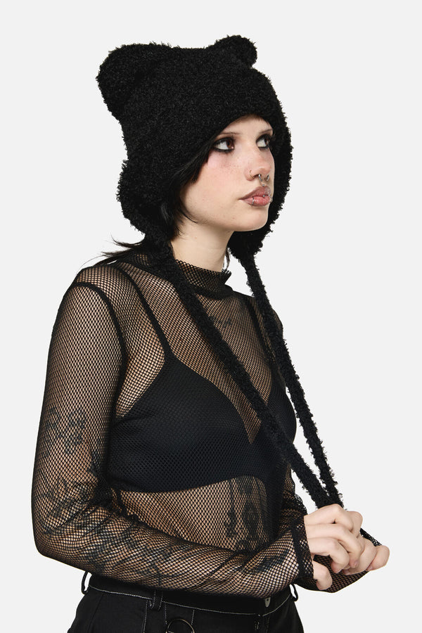 Dangerfield NZ - Ears Beanie - black