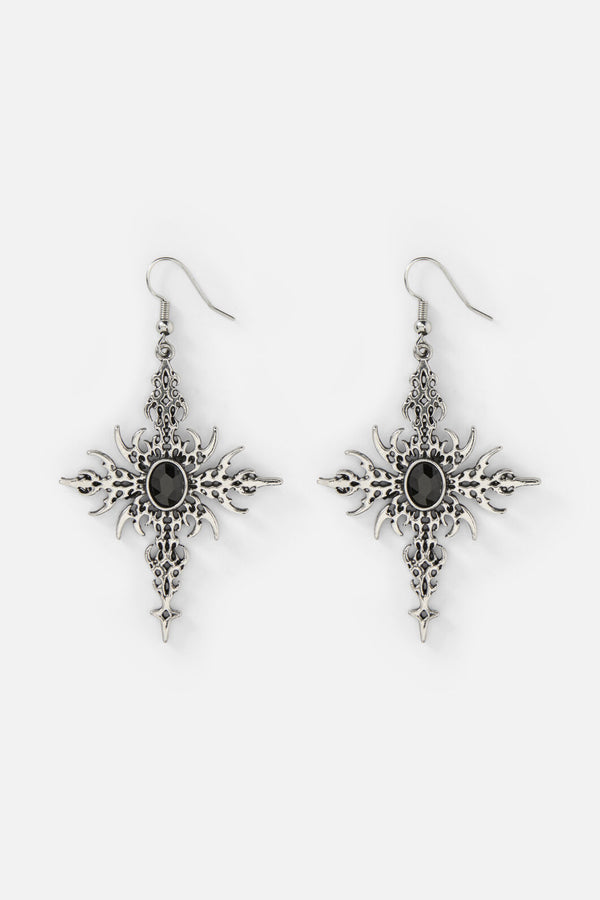 Dangerfield NZ - Cyberspace Earrings - silver