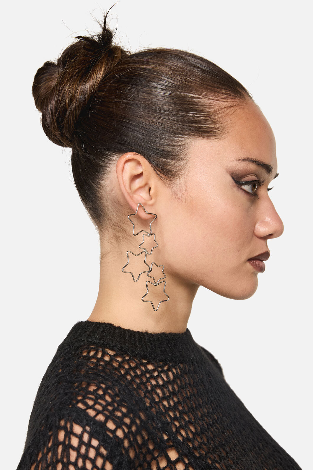 Dangerfield NZ - Star Drop Earrings - silver