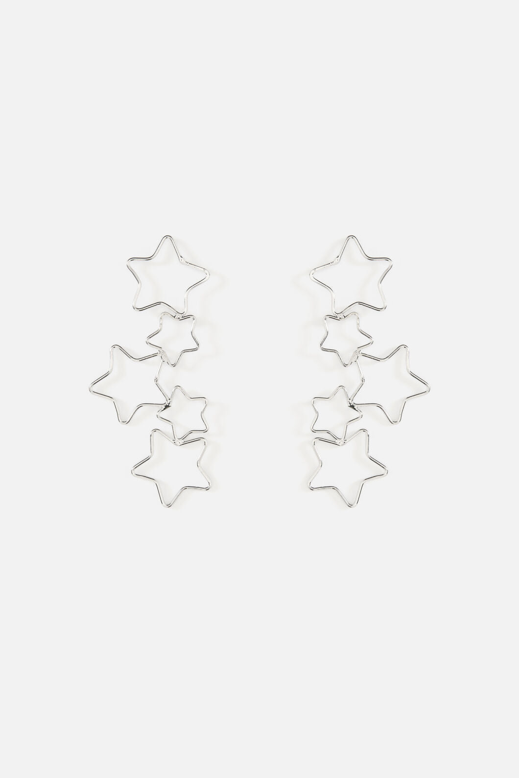 Dangerfield NZ - Star Drop Earrings - silver