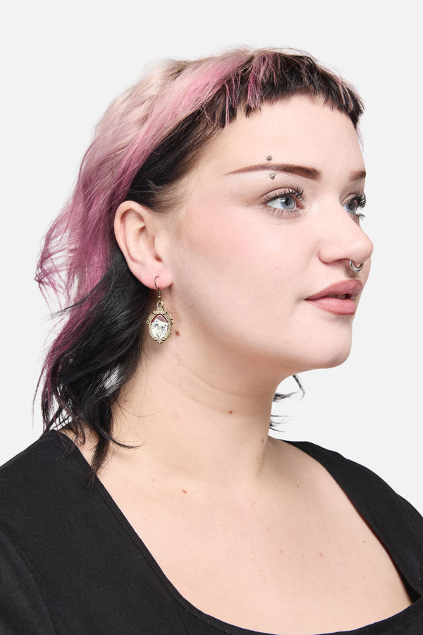 Dangerfield NZ - Official Cat Portrait Earrings - multi