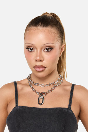 Dangerfield NZ - Chunky Chain Necklace - silver