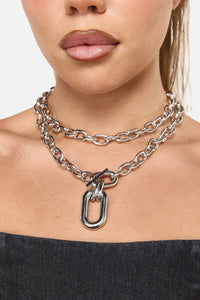 Dangerfield NZ - Chunky Chain Necklace - silver