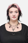 Dangerfield NZ - Layered Charm Necklace - silver