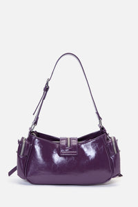 Dangerfield NZ - Moto Stud Zip Bag - purple