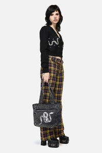 Dangerfield NZ - Slithering Goth Printed Bag - black