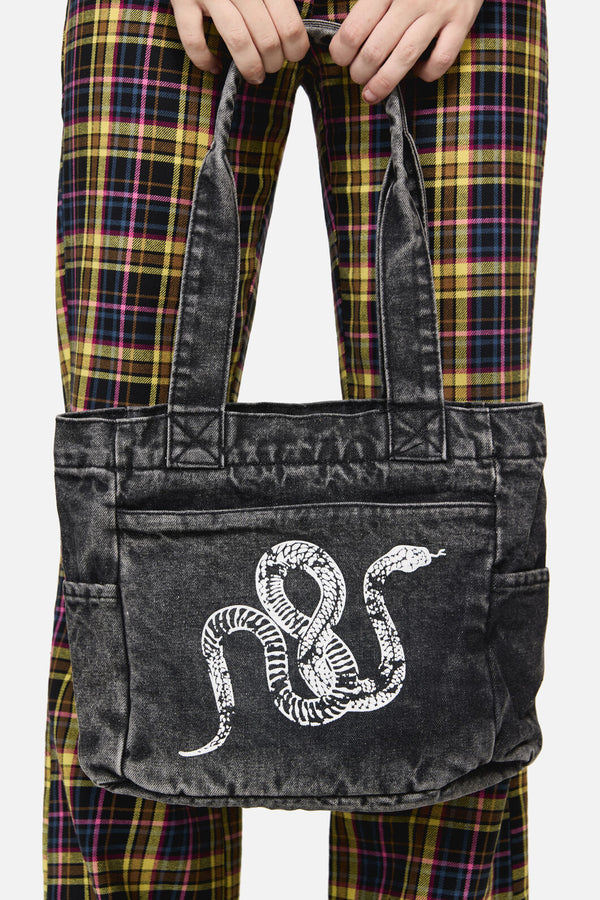 Dangerfield NZ - Slithering Goth Printed Bag - black
