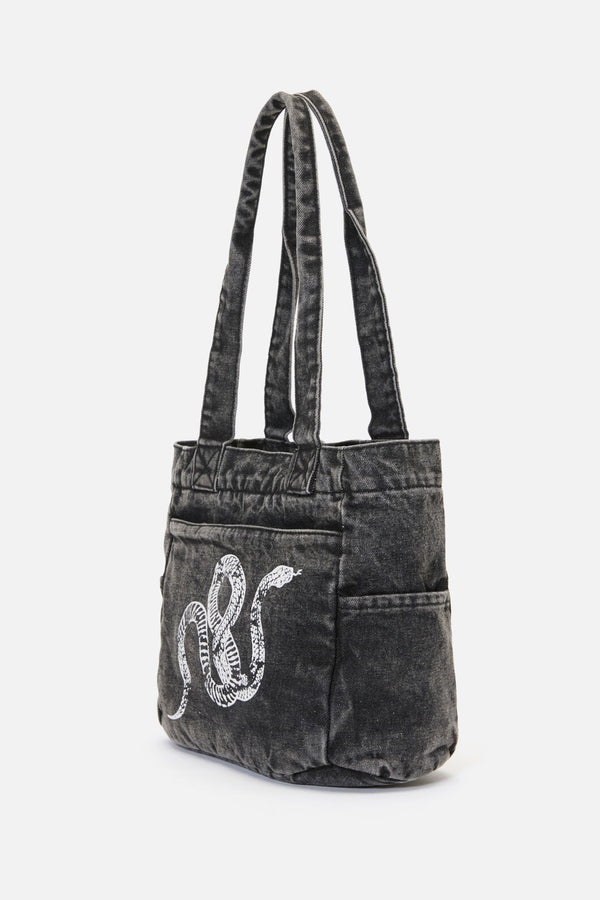 Dangerfield NZ - Slithering Goth Printed Bag - black