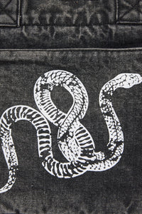 Dangerfield NZ - Slithering Goth Printed Bag - black