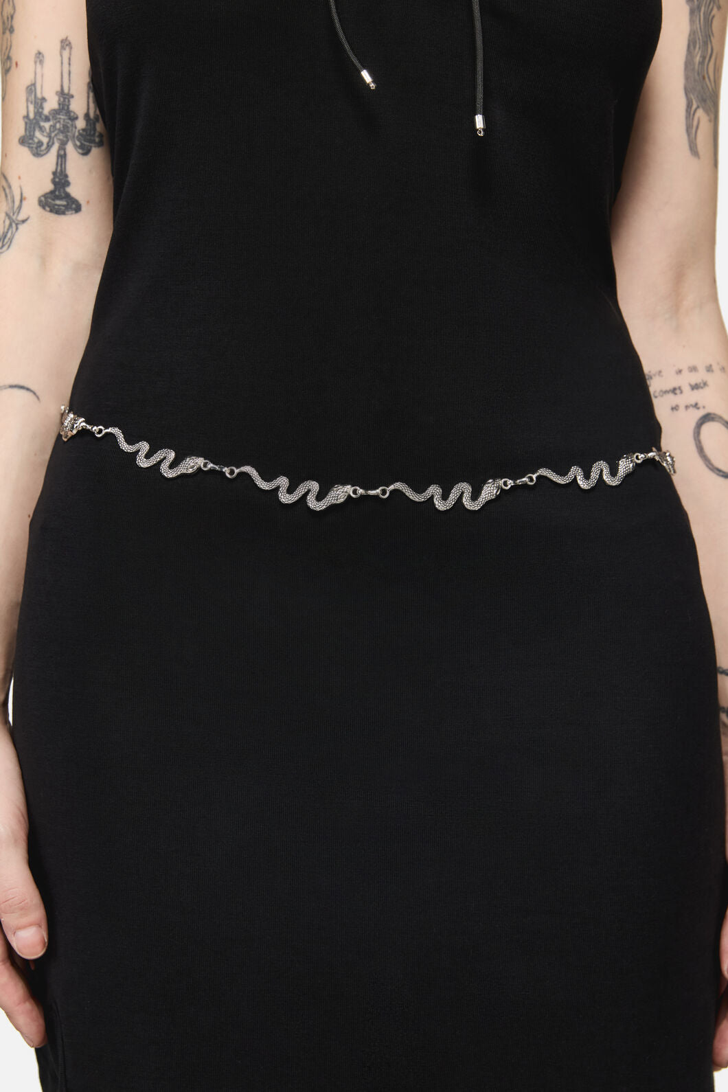 Dangerfield NZ - Reptilian Chain Belt - silver