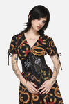 Dangerfield NZ - Slithering Goth Waist Belt - black