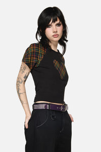Dangerfield NZ - Pyramid Stud Belt - purple