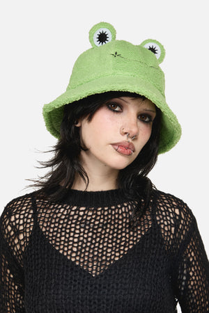 Dangerfield NZ - Winter Frog Hat - green