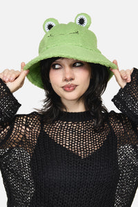 Dangerfield NZ - Winter Frog Hat - green
