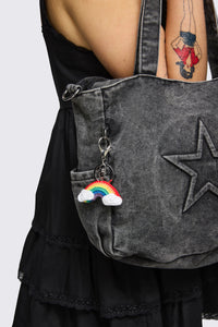 Dangerfield NZ - Rainbow Bag Charm - rainbow