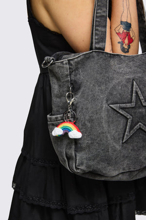 Dangerfield NZ - Rainbow Bag Charm - rainbow