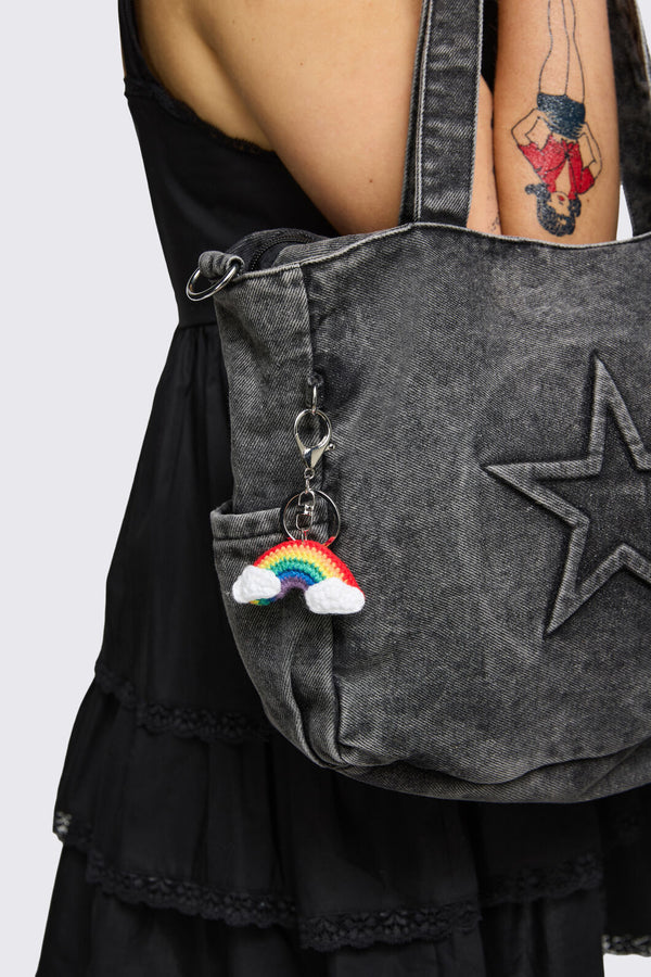 Dangerfield NZ - Rainbow Bag Charm - rainbow
