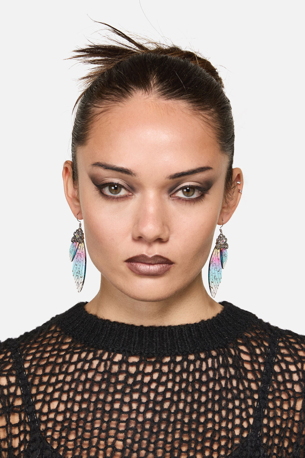 Dangerfield NZ - Rainbow Sparkle Wing Earrings - multi