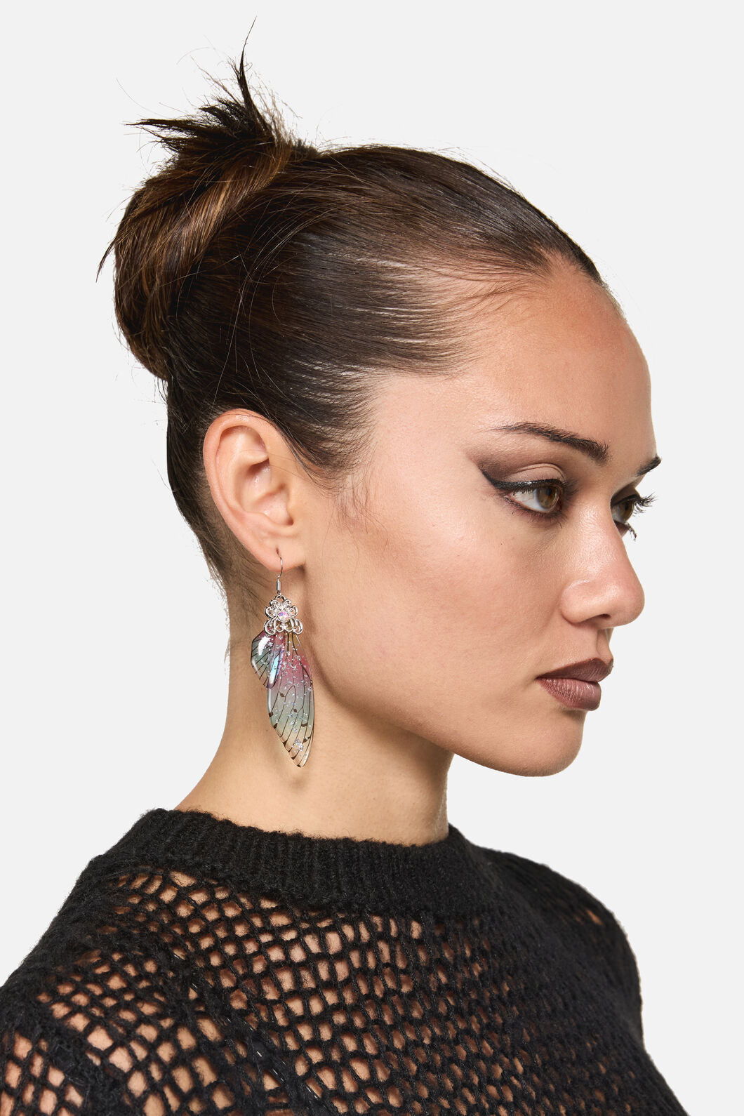 Dangerfield NZ - Rainbow Sparkle Wing Earrings - multi