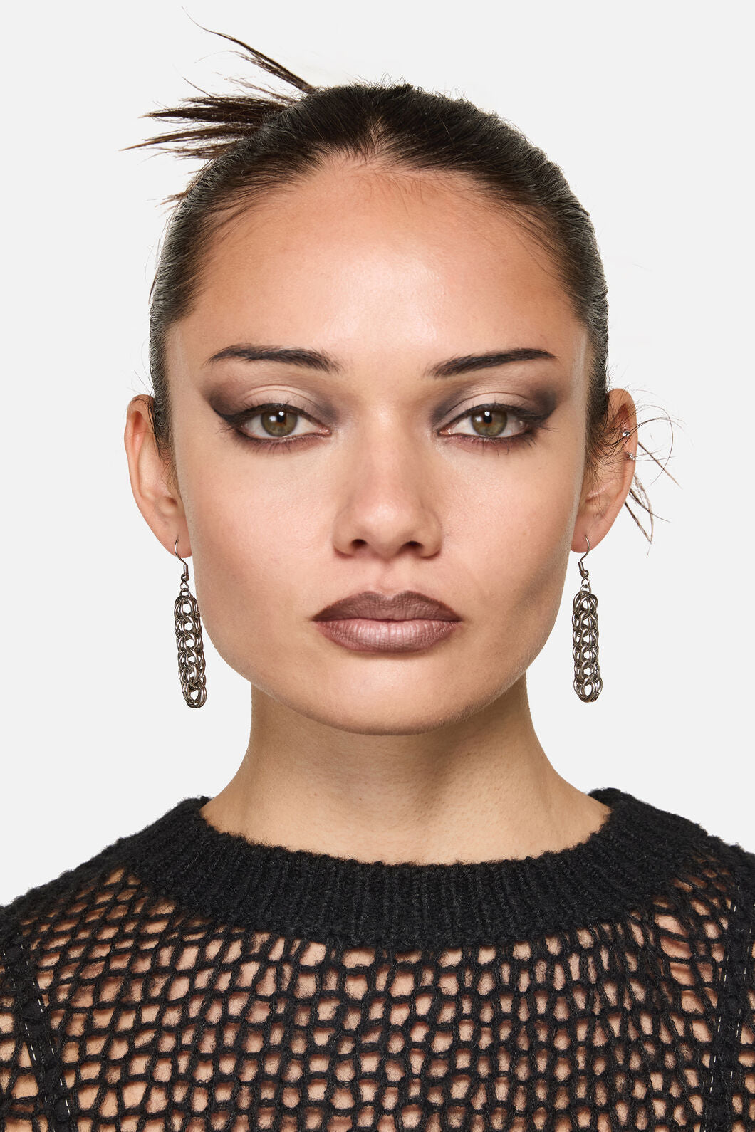 Dangerfield NZ - Chainmail Earrings - silver