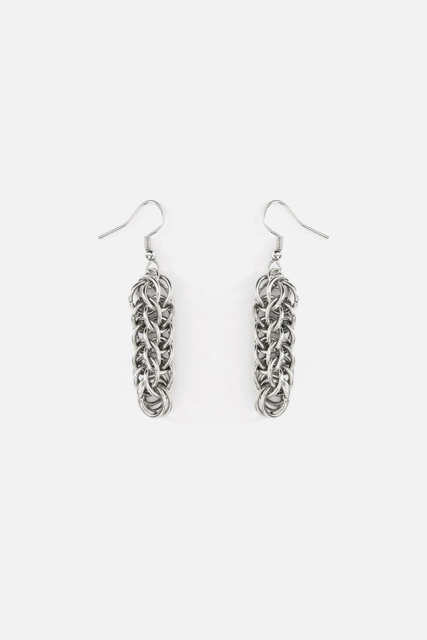 Dangerfield NZ - Chainmail Earrings - silver