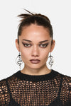 Dangerfield NZ - Celestial Snake Earrings - silver-gold