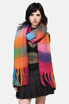 Dangerfield NZ - Rainbow Check Scarf - rainbow