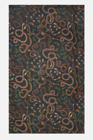 Dangerfield NZ - Reptilian Scarf - black