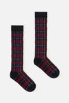 Dangerfield NZ - Black Long Tartan Socks - black