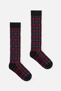 Dangerfield NZ - Black Long Tartan Socks - black
