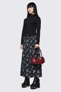 Dangerfield NZ - Dark Red Stud Shoulder Bag - dark-red