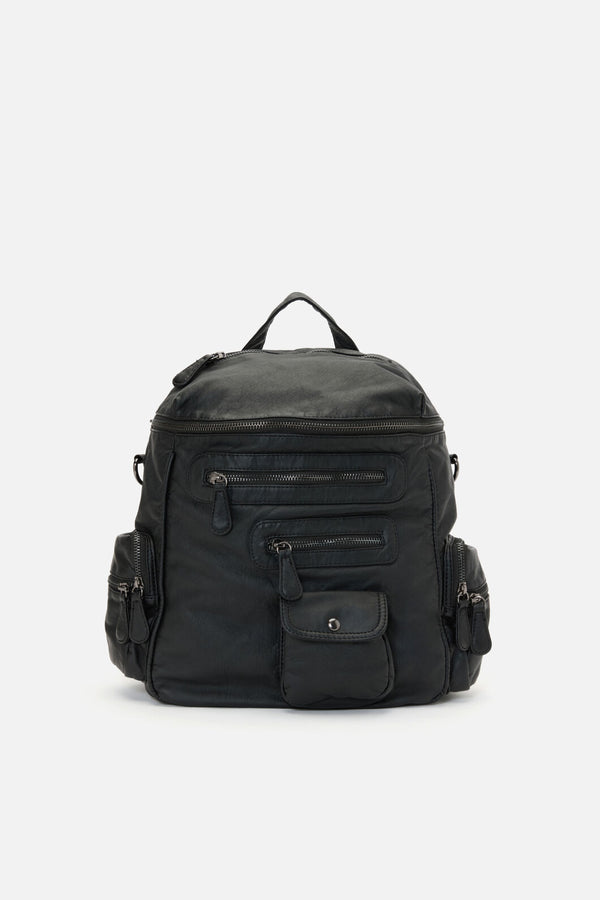 Dangerfield NZ - Two Way Stud Backpack - black