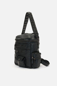 Dangerfield NZ - Two Way Stud Backpack - black