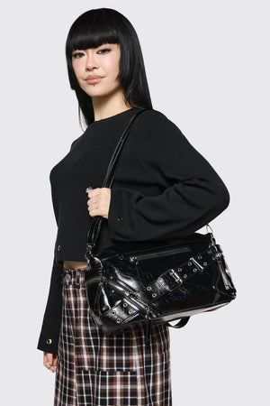 Dangerfield NZ - Belted Shoulder Bag - black