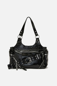 Dangerfield NZ - Belted Shoulder Bag - black