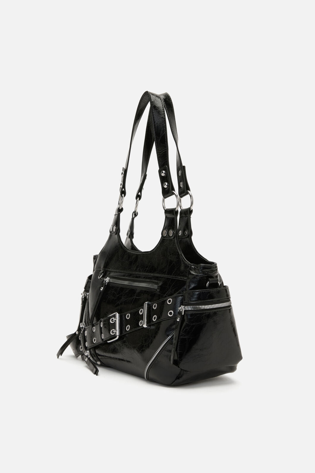 Dangerfield NZ - Belted Shoulder Bag - black