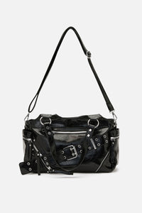 Dangerfield NZ - Belted Shoulder Bag - black
