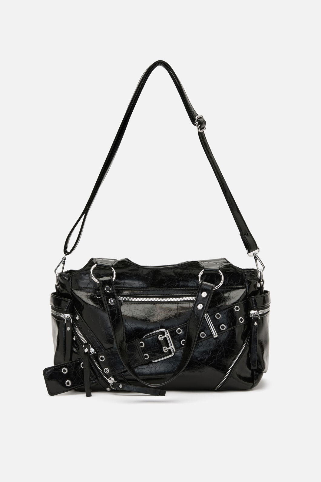 Dangerfield NZ - Belted Shoulder Bag - black