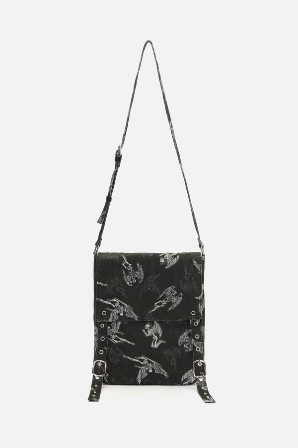 Dangerfield NZ - Archangel Printed Bag - black