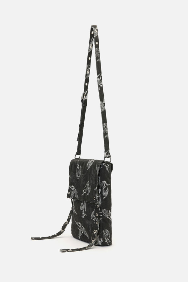 Dangerfield NZ - Archangel Printed Bag - black