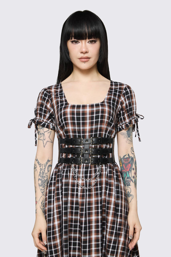 Dangerfield NZ - Buckle Chain Waist Belt - black