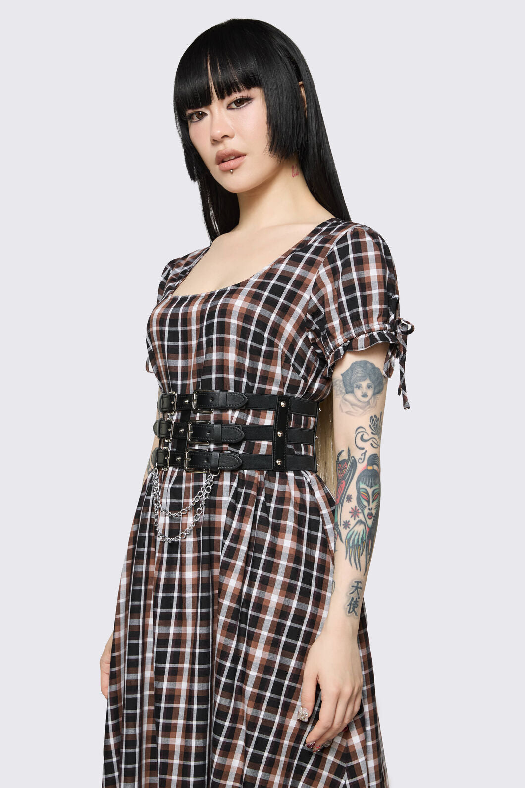 Dangerfield NZ - Buckle Chain Waist Belt - black