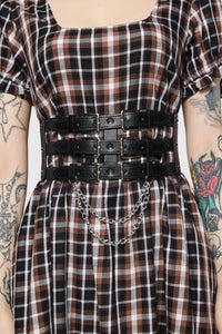 Dangerfield NZ - Buckle Chain Waist Belt - black