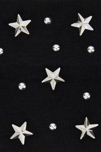 Dangerfield NZ - Stars Studs Stretch Headband - black