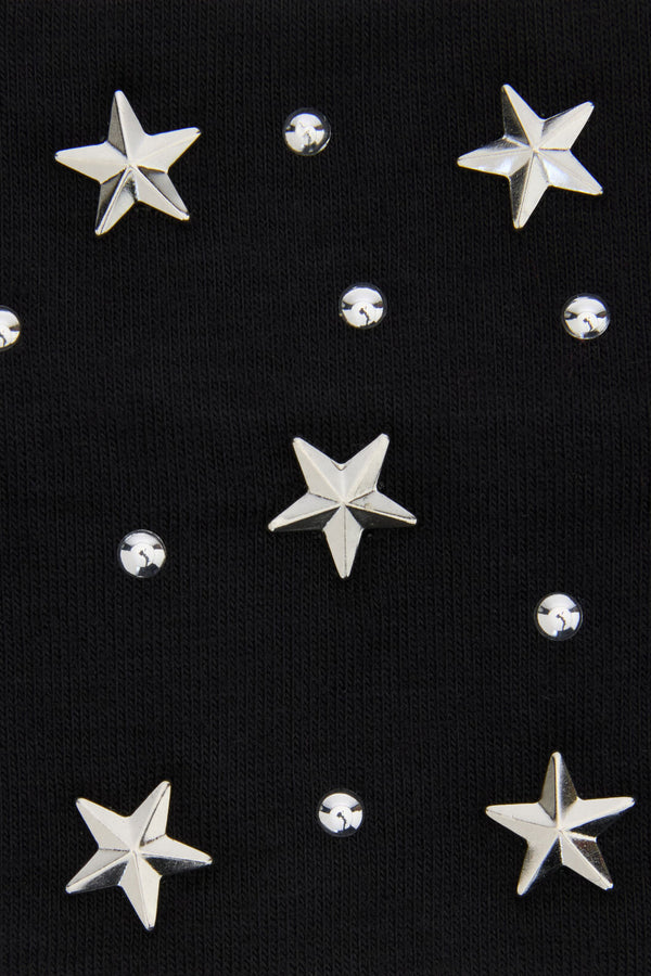Dangerfield NZ - Stars Studs Stretch Headband - black