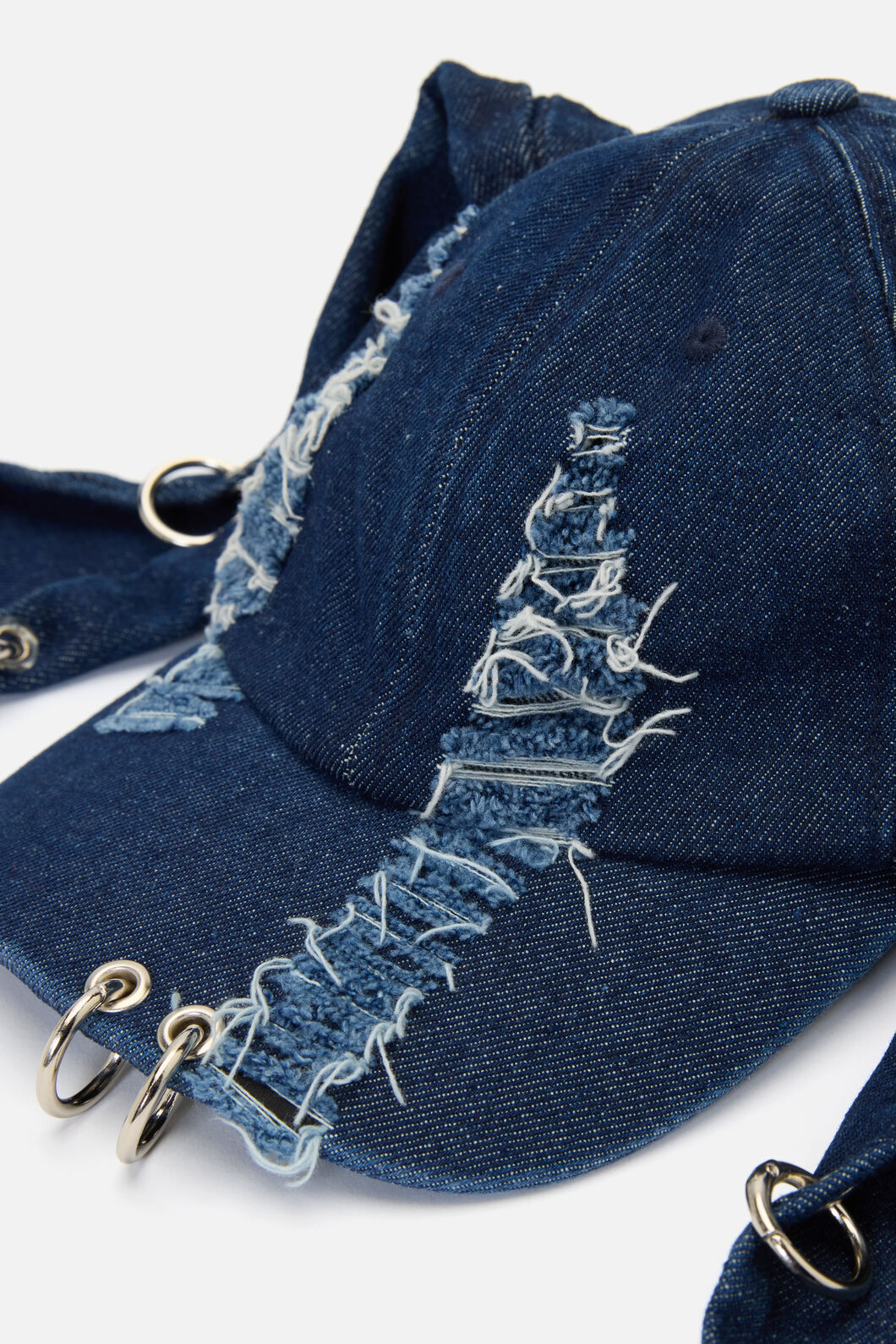 Dangerfield NZ - Distressed Ears Cap - indigo