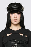 Dangerfield NZ - PU Page Hat - black
