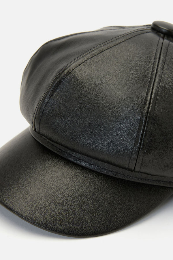 Dangerfield NZ - PU Page Hat - black