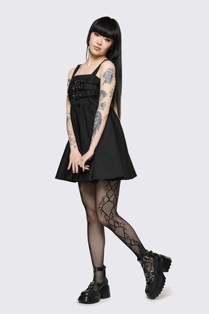 Dangerfield NZ - Side Detail Fishnet Tights - black