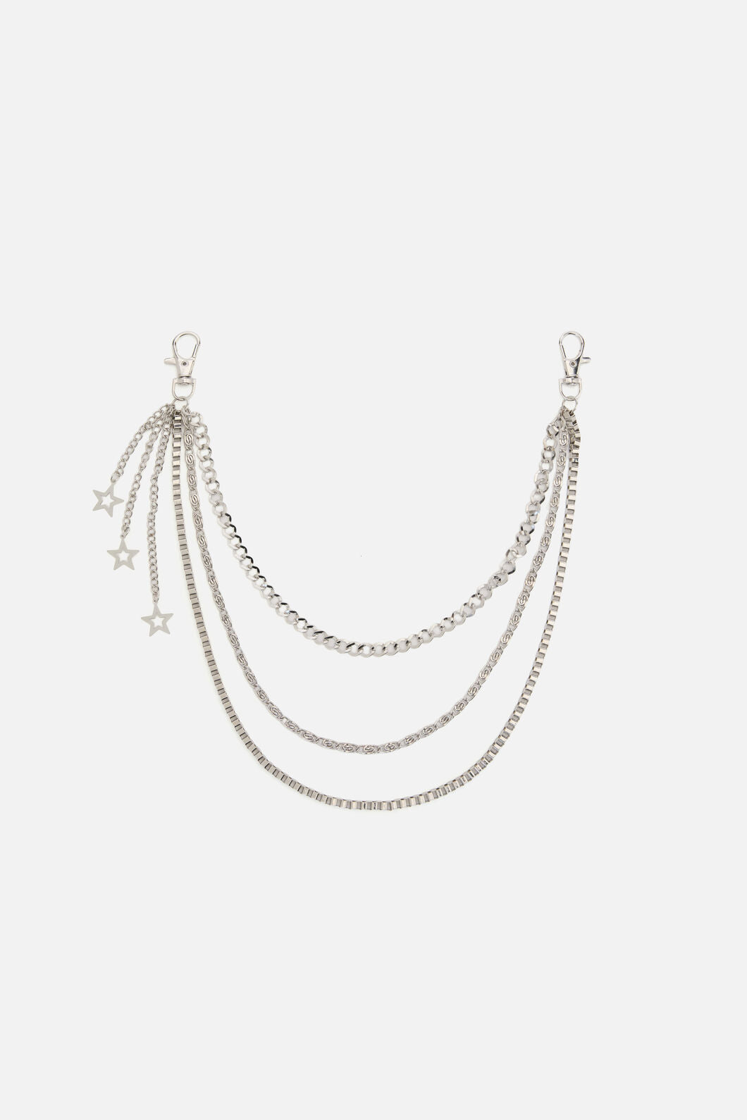 Dangerfield NZ - Stars Charm Jean Chain - silver